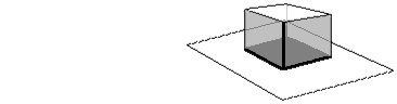 cube sitting on a paper